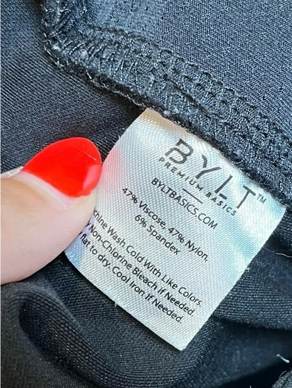 BYLT Basics Everyday Pant 2.0 Slim Fit – Black – Size 31 – Performance Stretch